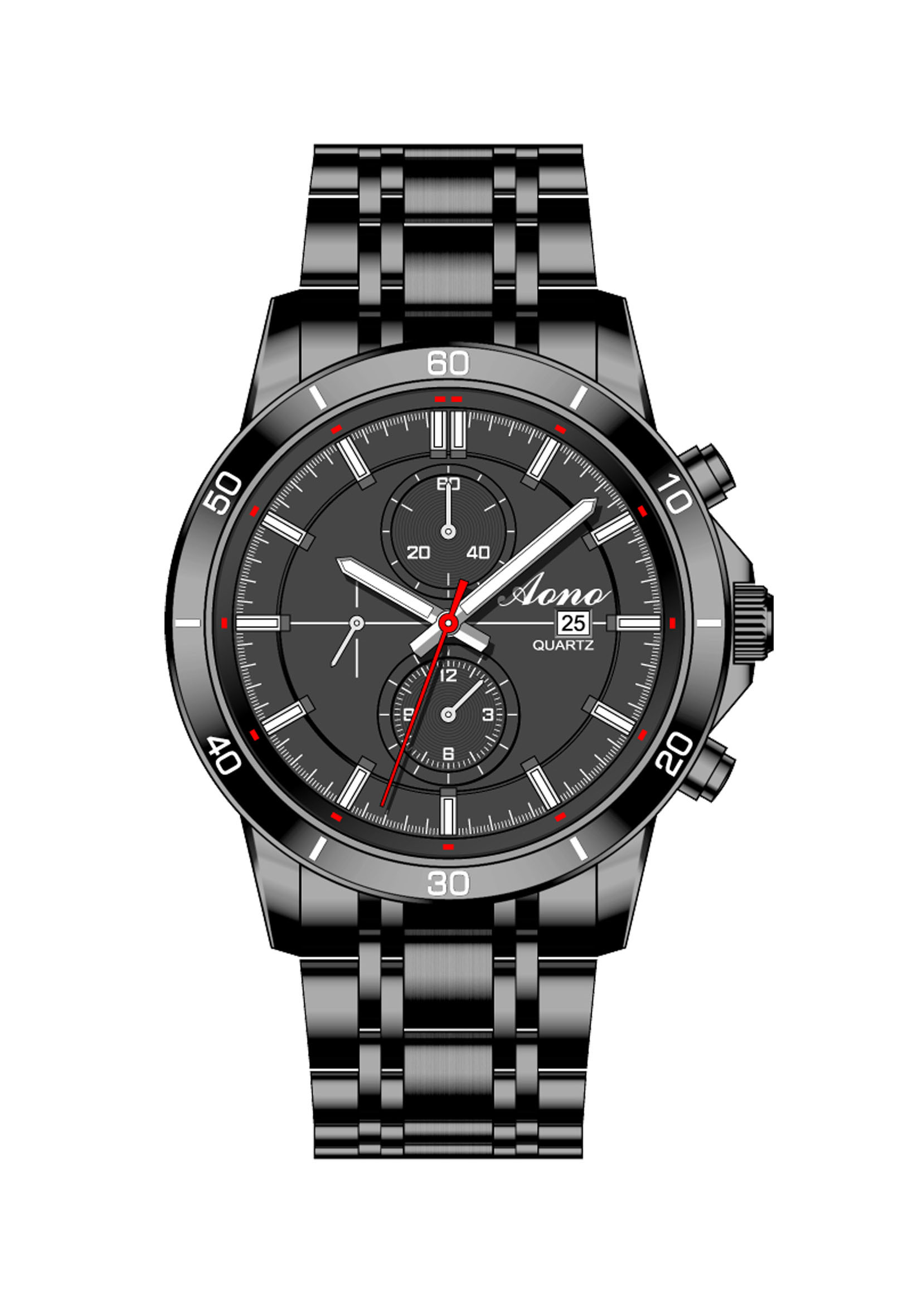 8162G Men's Quartz Watch