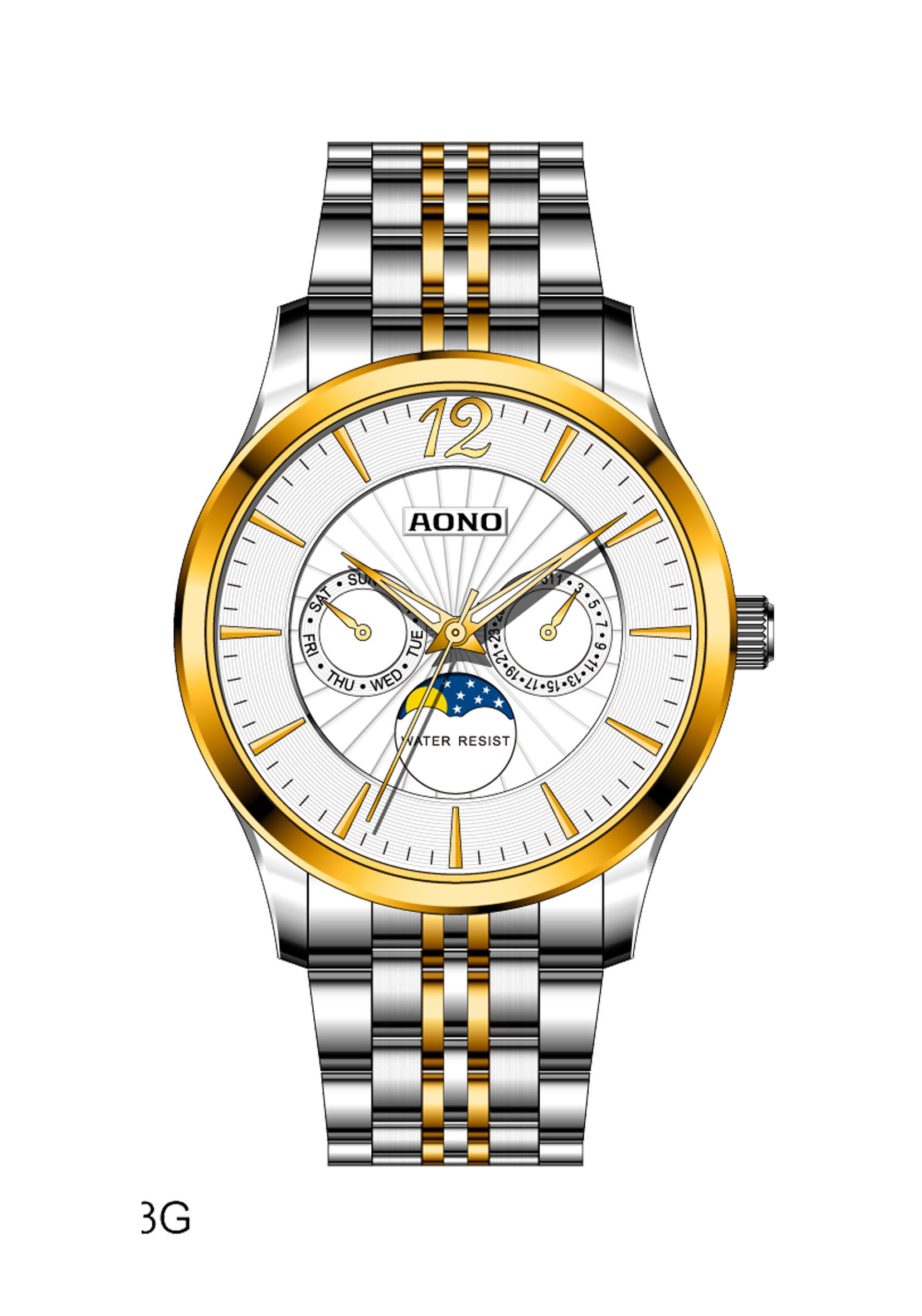 8143G Men's Quartz Watch